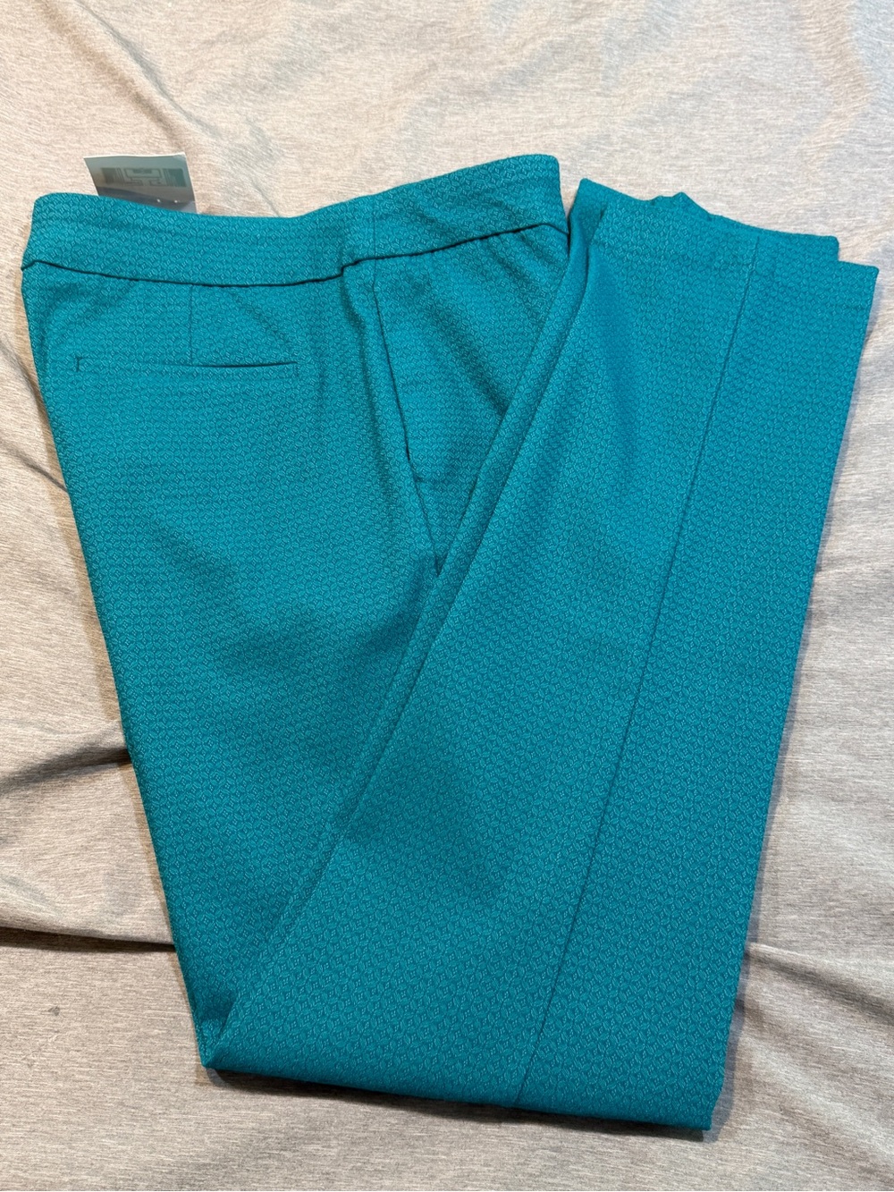 crown & ivy Teal Women's Tailored Trousers
